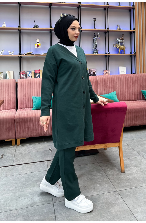 DÜĞMELİ EŞOFMAN TAKIMI 3051 NEFTİ