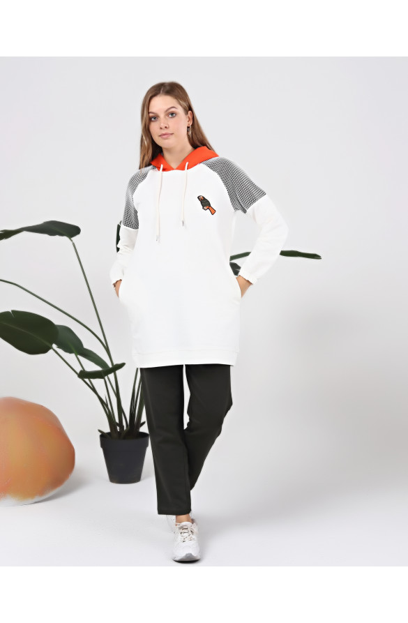 FİLE DETAYLI EŞOFMAN TAKIMI 70080 HAKİ