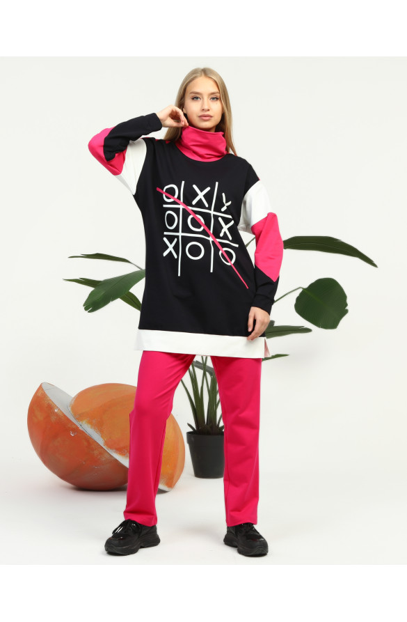 XOX EŞOFMAN TAKIMI 70084 LACİVERT